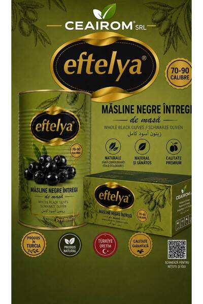 Eftelya MASLINE NEGRE 70-90 CALIBRU 2,5KG NET