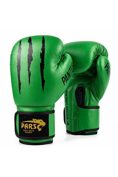 Pars Panter Boks Kick Boks Muay Thai Eldiveni Yeşil
