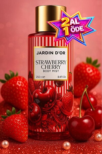 JARDIN D'OR STRAWBERRY CHERRY BODY MIST / ÇİLEK KİRAZ VÜCUT SPREYİ