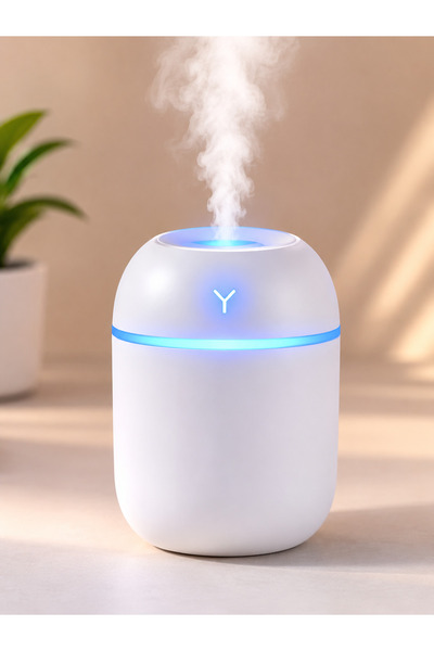 Zenorius Umidificator de Aer Modern și Eficient 9.5x7cm, cu Lumină LED, cu Al...