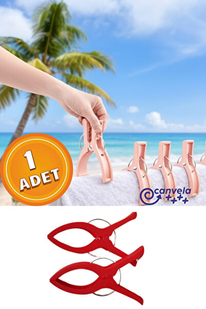 CANVELA 1 Adet XXL Büyük Boy Şezlong Plaj Havlusu Mandalı Halı Asma Battaniye...