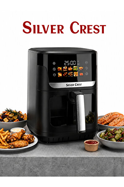 Silver Crest قلاية هوائية سيلفر كريست عالية الأداء سعة 6.5 لتر بقدرة 2200 واط...