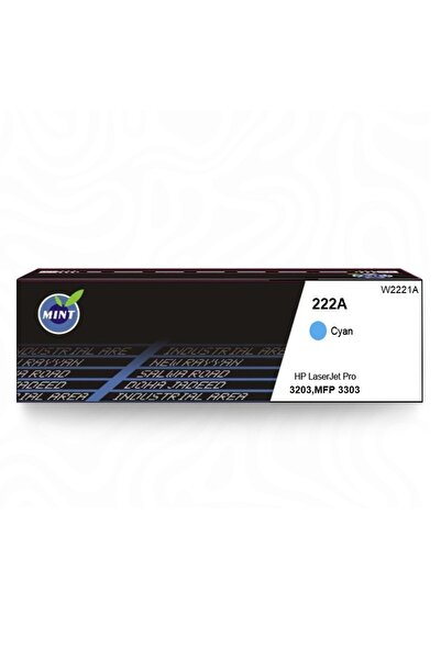 Mint خرطوشة حبر سماوي 222A متوافقة مع سلسلة طابعات HP LaserJet Pro 3288/3388