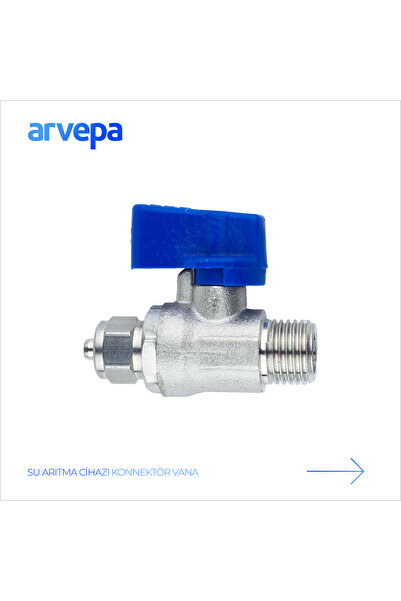 Arvepa Su Arıtma Cihazı 1/4 Küresel Vana Hat Alma Aparatı