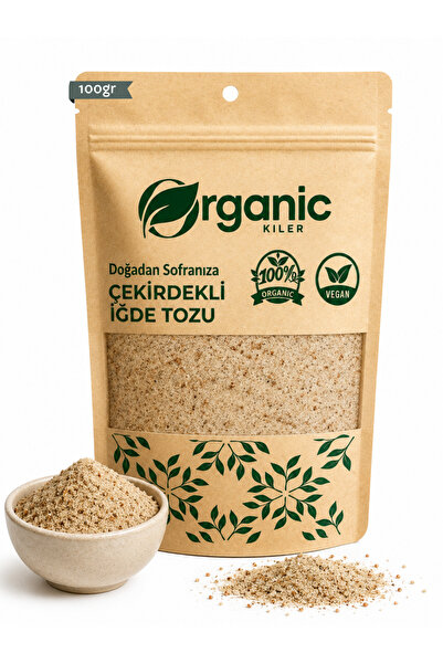 Organic Kiler İğde Tozu 100gr. Çekirdekli İğde Tozu Doğal & Katkısız Taze Mahsül