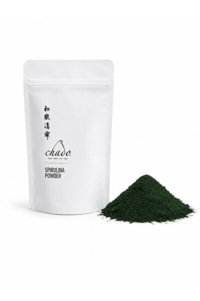 Chado Tea Spirulina Powder Saf Mavi Yeşil Alg Vegan 50 Gr