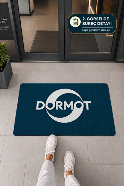 Dormot Home Πατάκι πόρτας ψηφιακής εκτύπωσης με προσαρμοσμένο λογότυπο για ετ...
