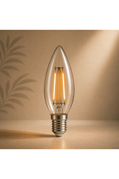 Genel Markalar BC3 4w Clear Ampul Sarı Işık E14 400lm