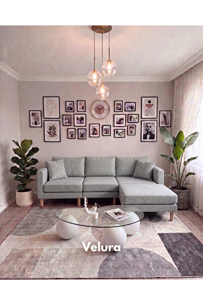 Velura Home & Living Armin Akıllı Köşe Koltuk Takımı & Modern Modüler Yataklı...