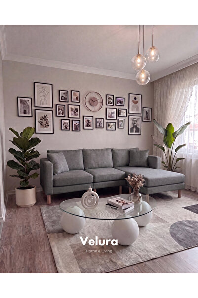 Velura Home & Living Armin Akıllı Köşe Koltuk Takımı & Modern Modüler Yataklı...