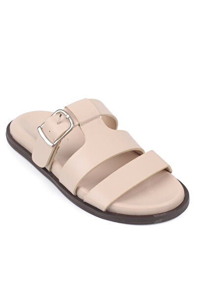 Capone Outfitters Florrie Three-Strap Buckle Women's Slippers