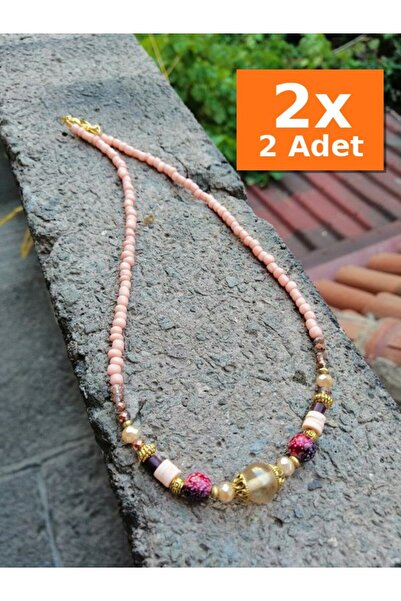 Bozhi Necklace Glass Beads Luminous Style