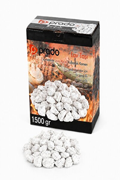 PRADO Tüplü Mangal Taşı (1500gr.) Beyaz