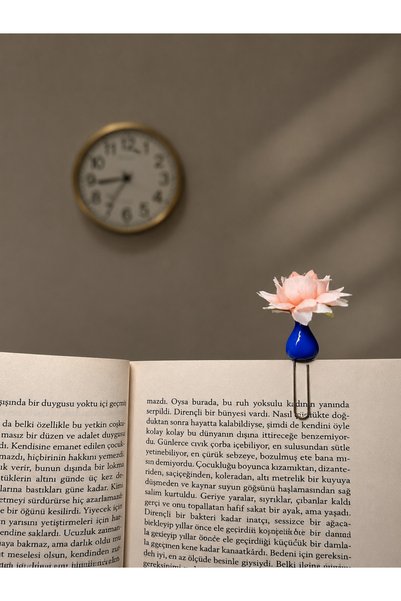Güsvent Design Co فاصل كتب على شكل مزهرية مصنوع يدويًا