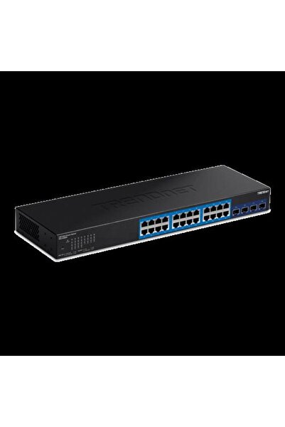 TRENDnet Switch Web Smart Management cu 24 de porturi Gigabit, 4 porturi SFP+...