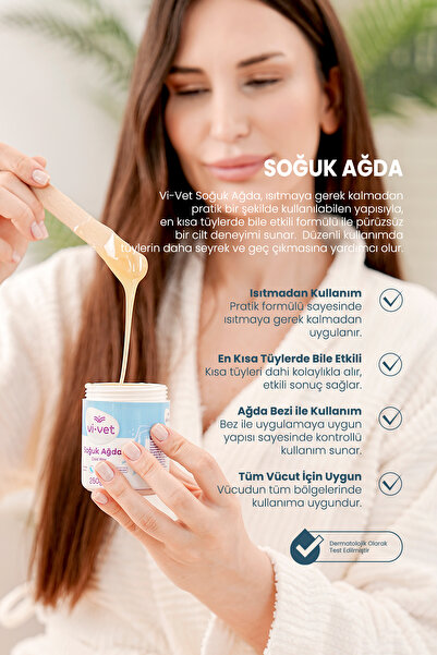 Vi-vet Soğuk Ağda 250 ml Mavi