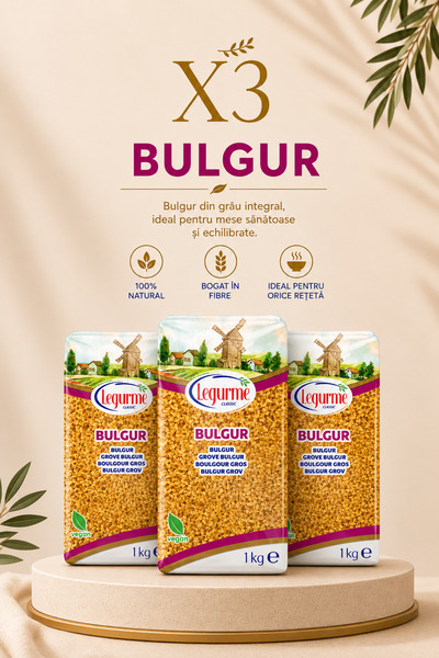 Legurme Bulgur 1 kg x3