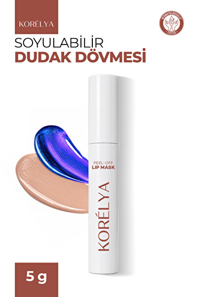 KORELYA Soyulabilir Dudak Dövmesi 5 g | Doğal Kahve