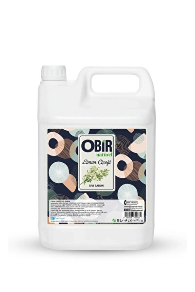 OBİR NATÜREL Sıvı el sabunu limon çiçeği 5 lt
