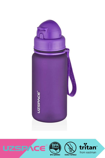 Uzspace 400ml New Collection Tritan Water Bottle with Straw No Bpa No Odor