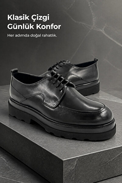 PATRICK CASSA Men's Genuine Leather Classic Casual Shoes