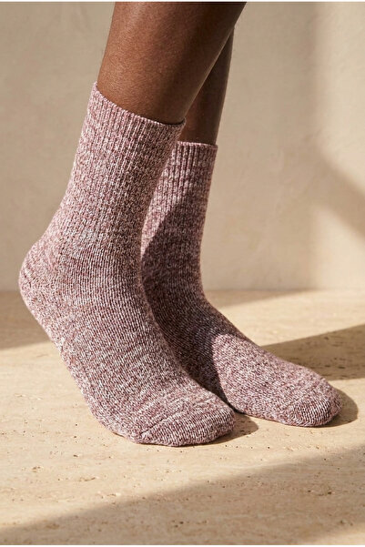 BONY SOCKS Women's thick sock socks pink