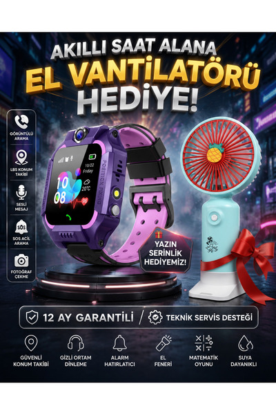 Smart Çocuklar Için Yeni Model Sim Kartlı Konum Takip Özellikli Akıllı Çocuk ...