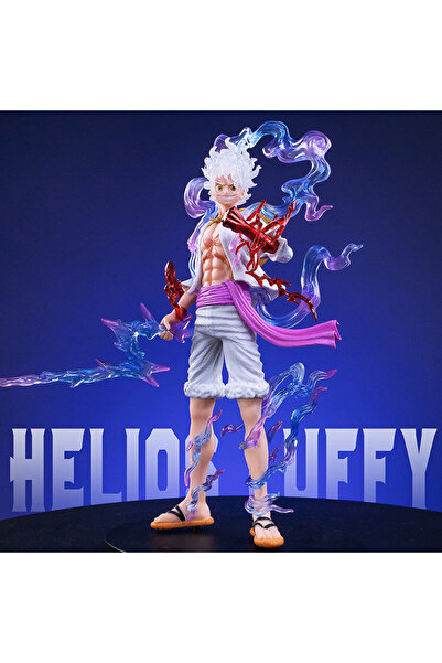 Choice Bandai With Box White 21cm One Piece Anime figure Luffy GEAR 5 Figurin...