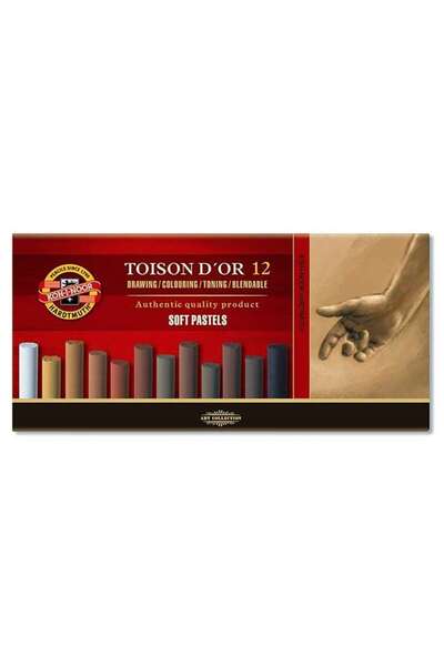Generic Brand Toison D'or Soft Pastel Paint 12 Pack N:8522b