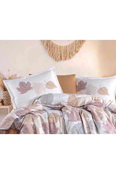 ŞENER HOME Clasy Ranforce 2 Li Pillowcase with Cover 50X70 +5 cm Flounce Samb...