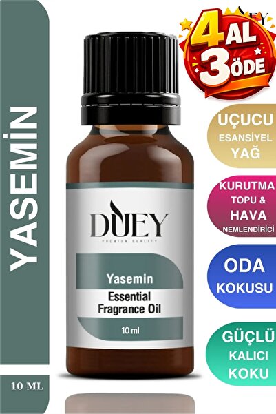 DUEY Yasemin Uçucu Yağ Buhurdanlık Yağı Difüzör Esansı Oda Kokusu Esansı Hava...