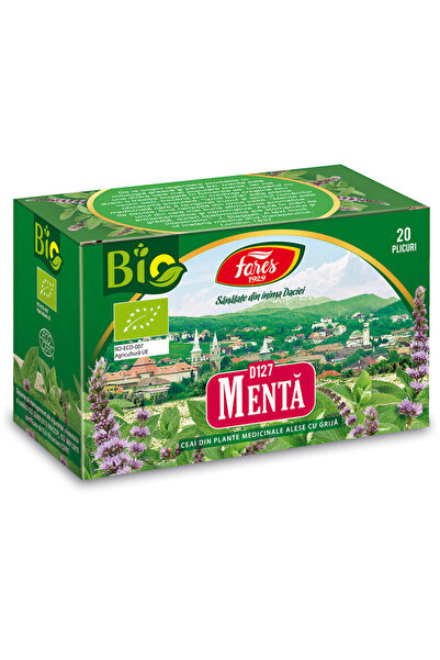 Fares Ceai de Mentă Fares, 20 plicuri – Susține digestia, reduce balonarea și...