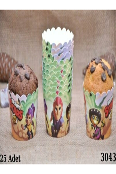 MALDİ PASTACILIK Brawl Stars - Set of 25 Cake Capsules