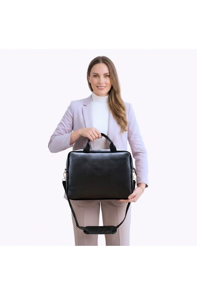 worken 15.6 Inch Laptop Bag & Briefcase Unisex 39X30X4 Cm, Black