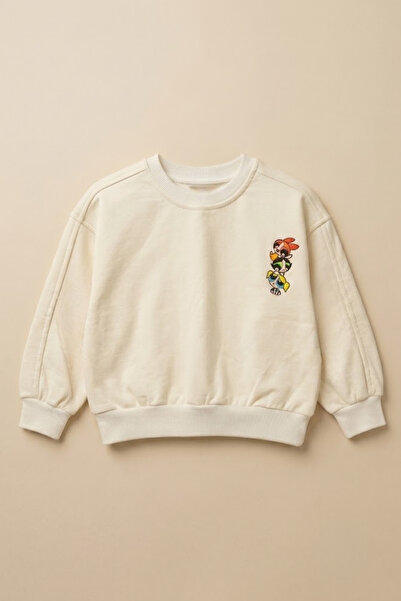 lilico Children's Cotton Colorful Printed Oversize 2-Strap Sweatshirt
