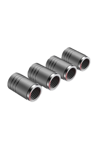 Choice 4PC silvery 4Pcs Car Tire Valve Stems Cap Knurling Style Tire Valve Ca...