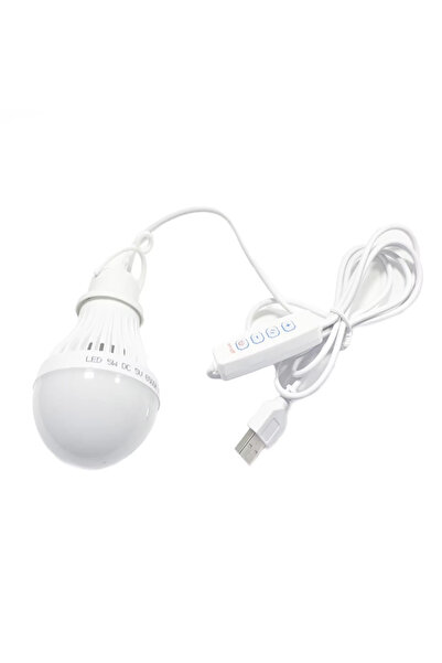 Choice 5W 3-color 5V Led Camp Light Usb Emergency Bulb 3 Color Dimmable Hangi...