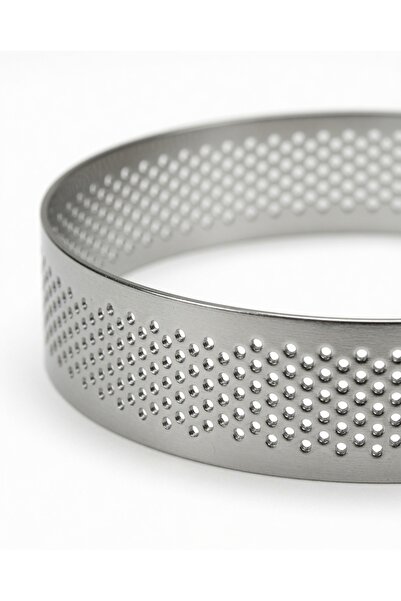 inokstech Delikli Tart Kalıbı Yuvarlak 10x2 cm