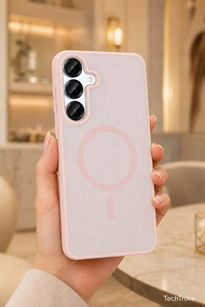 TechTrove Galaxy S24 Plus İçin Uyumlu Uyumlu Renkli Buzlu Tasarım Sararmaz Ma...