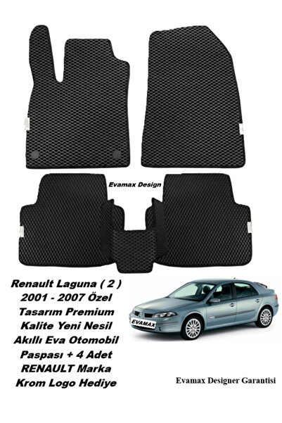 Evamax Design Renault Laguna ( 2 ) 2001 - 2007 Özel Tasarım Premium Kalite Ye...