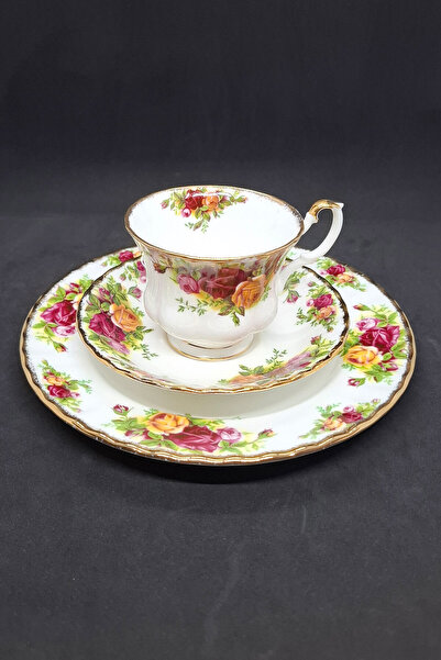 Royal Albert Old Country Roses Bone China Çay Fincanı 3 Parça 160 ml