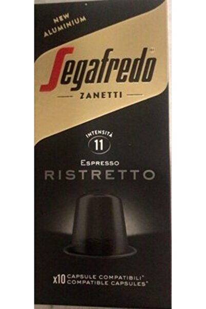 Segafredo Ristretto Aluminum Coffee Capsules 10 Capsule