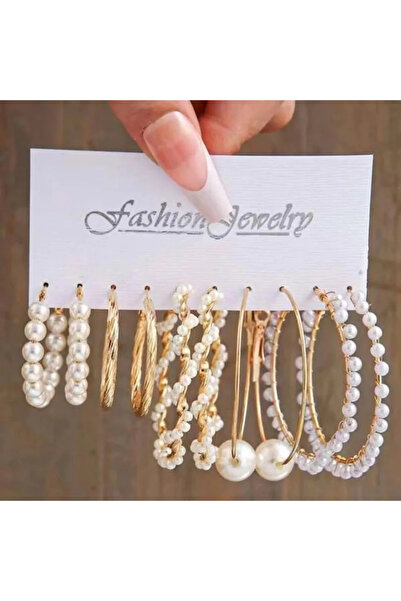 Choice style 1 Fashion women's round earrings set, imitation pearl plated K g...