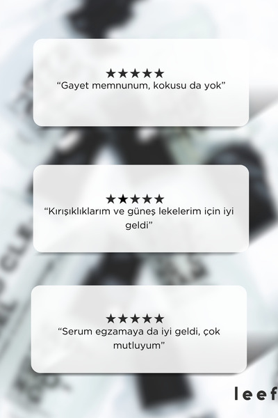 Leef Retinol Peptide Serumu – %1 Retinol, Peptit & Centella, İnce Çizgi ve Cilt Sıkılığına Destek