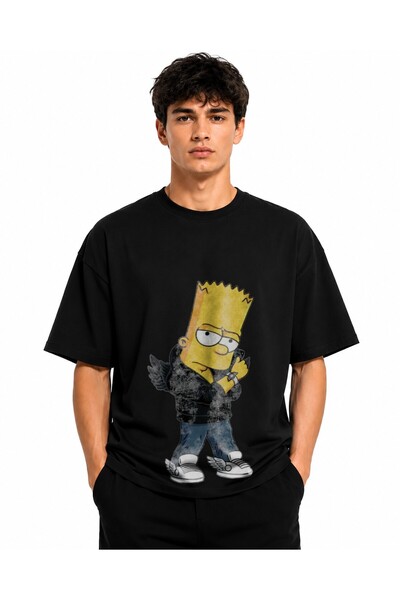 Inscriptie Tricou Unisex Bumbac Premium Casual " Do Bart Simpson "