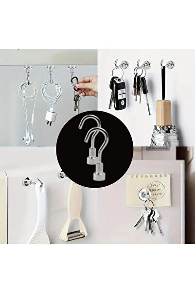 Go İthalat Powerful Magnetic Multi-Purpose 2 for Kitchen,Bathrooms &amp; Magn...