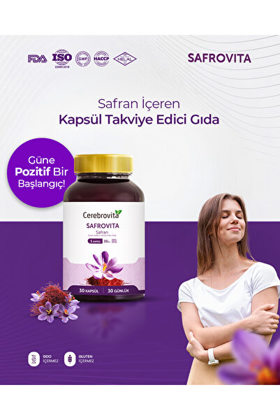 Cerebrovita Safrovita Safran Ekstresi 30 Kapsül