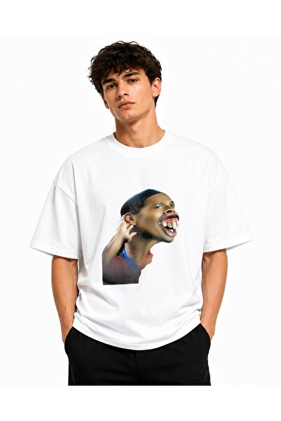 Inscriptie Tricou Unisex Bumbac Premium Casual " Ronaldinho funny "