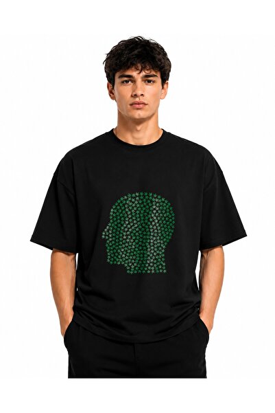 Inscriptie Tricou Unisex Bumbac Premium Casual " Head marijuana "