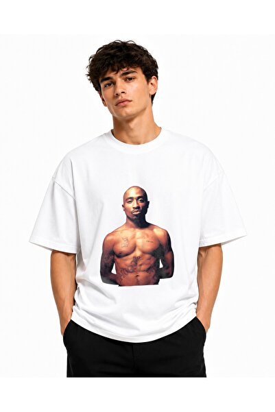 Inscriptie Tricou Unisex Bumbac Premium Casual " Tupac Shakur "